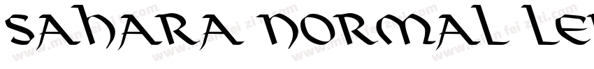 Sahara Normal lefti字体转换